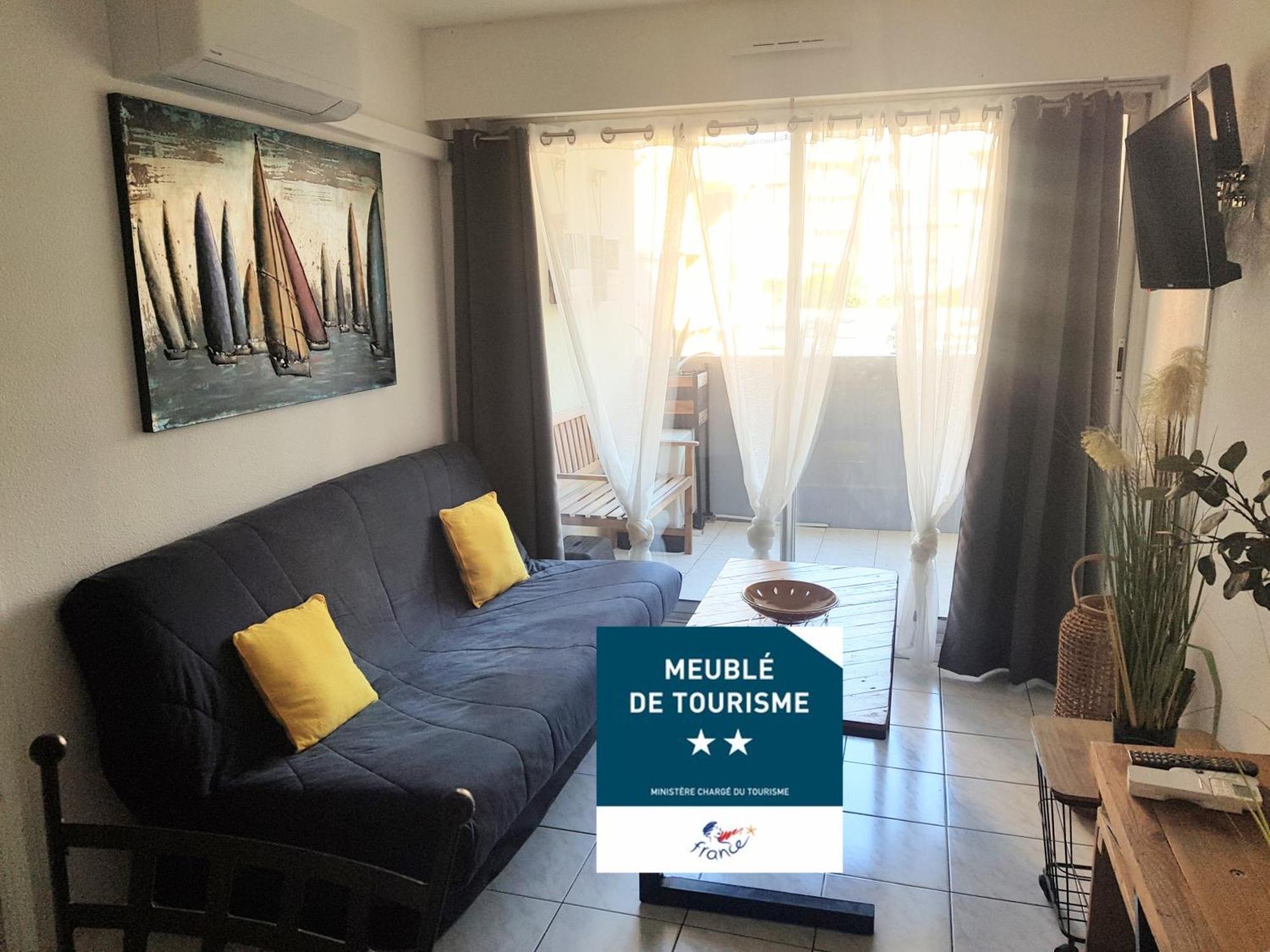 Le Venizio - Classe 2 Etoiles - T2 Climatise, Avec Terrasse, Parking, Pret De Velos, 10 Minutes A Pied Gare Et Centre Ville Sète Eksteriør billede